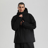 Veste polaire d'hiver pour homme et femme, nouveau style, coupe-vent, imperméable, respirante, col montant, à capuche, 100% polyester, épaisse