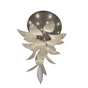Lampadario LED di Lusso Personalizzato a Forma di Farfalla in Cristallo, Luce Bianca Calda, Colore Personalizzabile, Dimmerabile, Garanzia di 2 Anni, Alto CRI 90 per Casa - Product Image 6
