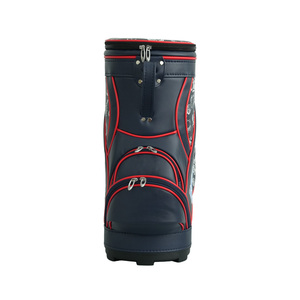 Golf Den Caddie Mini PU-Leder Golfbag mit individuellem Logo, blau-rot, OEM, coole Caddy-Tasche mit mehreren Taschen, Golfbag mit individuellem Logo, personalisiert - Product Image 2