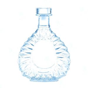 Échantillon gratuit de bouteille de liqueur scellée vide en verre mat OEM ODM avec logo personnalisé 500ml 750ml pour vodka <span class=keywords><strong>Gin</strong></span> Whisky - Product Image 1