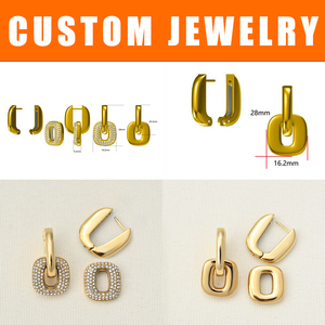 Fabricants de Bijoux LUCKYDG OEM ODM Vente en Gros Bijoux Personnalisés Tendance et Raffinés Colliers Boucles d'Oreilles Bagues Bracelets pour Femme et Homme - Product Image 6
