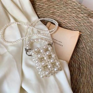 Sac à main pour femme PH210, sac à main féerique en perles, nouvelle collection été 2023, <span class=keywords><strong>tissage</strong></span> ajouré, tendance, polyvalent, sac à main pour femme - Product Image 4