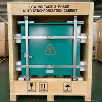 Armoire de raccordement au réseau personnalisable Haowei HWTQ-400 380V 400V IP54 Intérieur Isolation Classe F 2kV Résistance à la synchronisation du générateur