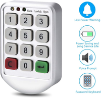 Serrure électronique pour armoire, serrure numérique classique pour porte d'armoire, serrure de meuble avec clavier intelligent et mot de passe numérique