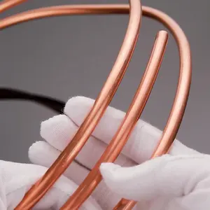 Tubo de cobre para ar condicionado, fornecimento de fábrica, tubo de cobre de 6,35 mm 1/4 polegadas em bobina, preço