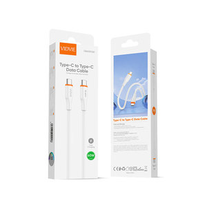 Câble de charge rapide USB C vers USB C VIDVIE 1m 60W pour <span class=keywords><strong>Samsung</strong></span> pour les smartphones Huawei Compatible avec les appareils iOS - Product Image 6