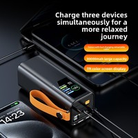 Chargeur rapide pour ordinateur portable haute puissance PD100W, alliage d'aluminium, batterie externe 20000mAh avec câble USB-C rétractable, modèle M11
