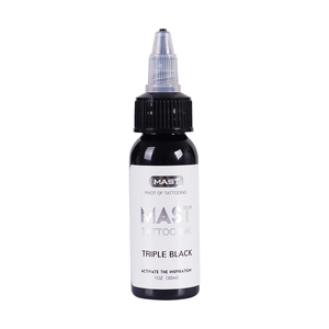 Encre de tatouage <span class=keywords><strong>Dragonhawk</strong></span> Triple Black Color 60ML1oz pour tatouage - Product Image 1