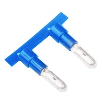 MPD1.25-156 connecteurs de déconnexion électrique à épissure rapide en laiton préisolé, Type de balle, tailles mâles, bornes de fil à sertir