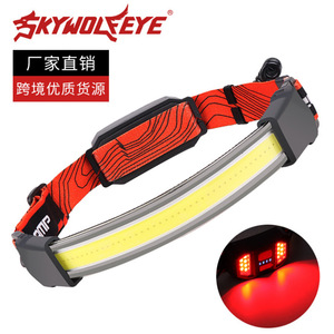 Lampe frontale rechargeable par USB, 1000 mAh, lumière LED blanche, pour la course à pied, la pêche, le camping - Product Image 5