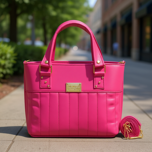 Bolso de Hombro para Mujer Fana Moderna Milagros Buganvilia, Cierre de Cremallera de Cuero, para Todas las Temporadas - Product Image 2