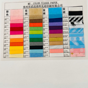 17g giấy kraft xé giấy lót một mặt mô Nhuộm trắng cho hoa màu lớp phủ mờ - Product Image 4