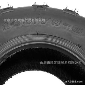 Neumático sin cámara Fvrito Tr025 14570-6 Flame para Mini ATV, Go Kart, quitanieves, diseño radial - Product Image 4