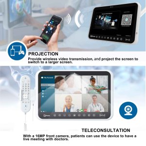 Aimedik 15.6 inch cảm ứng điện dung màn hình y tế cấp <span class=keywords><strong>Android</strong></span> <span class=keywords><strong>Tablet</strong></span> <span class=keywords><strong>PC</strong></span> cho bệnh viện bệnh nhân sử dụng - Product Image 3