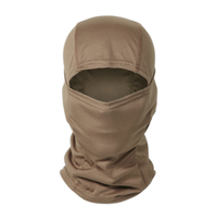 DF1024 Gorro Deportivo Elástico y de Talla Única, Color Coyote Marrón, Verde, Negro, Gris, Camuflaje, Protección Solar, Cortavientos, para Montar a Caballo