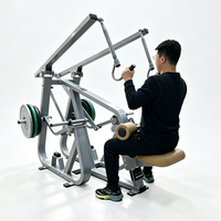 Machine de musculation professionnelle haut de gamme pour la musculation des dos et des bras, avec système de chargement à plat, machine de tirage vertical (Lat Pull-Down), en acier de sécurité