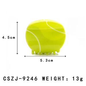 Personalized and cute ball-shaped acetate hair <b>clips</b>, unique women's hair accessories, custom design and wholesale available. - Product Image 2