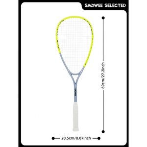 Vente en gros d'usine Raquettes de <span class=keywords><strong>squash</strong></span> en fibre de carbone LJ Sports S-003 à bas prix - Couleurs et logo personnalisables Conception durable pour l'entraînement - Product Image 4