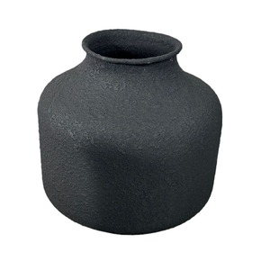 Ensemble de vases en fer noir style Wabi Sabi, décorations de table faites à la main pour la maison et le salon - Product Image 5