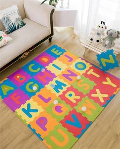 Honloy - Alfombra de espuma EVA suave para bebés, con letras del alfabeto, 30x30cm, 1.2cm de grosor, con logo personalizado impreso, precio de fábrica - Product Image 3