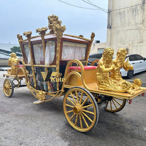 Véhicule de mariage Wagon <span class=keywords><strong>Cendrillon</strong></span> Citrouille Calèche Chariot touristique - Product Image 1