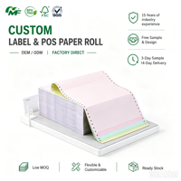 Copieur 3 Copay A4 taille 4 partie 1-6 couches de Ncr Cb 1-4 plis 2019 nouveau clavier 15 "blanc autocopiant continu Cfb papier d'ordinateur