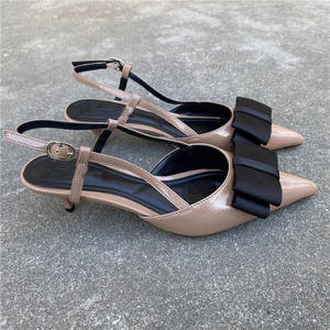 2025 nuovo arrivo ZA <span class=keywords><strong>scarpe</strong></span> tacchi alti <span class=keywords><strong>con</strong></span> sandali <span class=keywords><strong>di</strong></span> alta qualità alla moda <span class=keywords><strong>scarpe</strong></span> da festa <span class=keywords><strong>con</strong></span> stiletto alla moda bowknot marchi famosi - Product Image 5