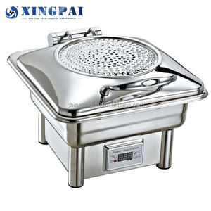 XINGPAI équipement de restauration chauffe-plats pour buffet ensemble de buffet chauffe-plats en acier inoxydable contrôle de la température - Product Image 2