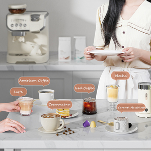 Machine à café professionnelle 6 en 1 entièrement automatique avec fonction capsule intégrée - Product Image 5