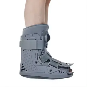 Tobillo neumático Air Cast Brace Short Walkers Boot para terapia de rehabilitación Características Acolchado para la recuperación de fracturas