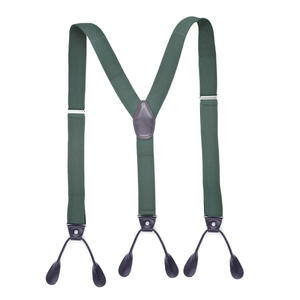 Della bretella Regolatori Cinghia Elastica Set per Gli Uomini di Sesso Maschile Logo Rosso Verde del Poliestere di Modo Y-Forma di Uomini Adulti <span class=keywords><strong>Bretelle</strong></span> - Product Image 2
