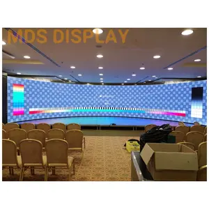 MDS户外统计发光二极管屏幕P5视频电影热卖彩色生活控制面板视频墙教堂曲线发光二极管曲线显示屏