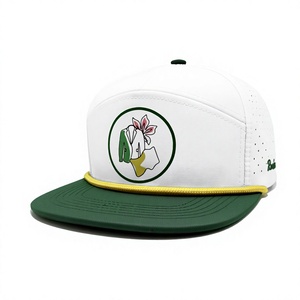 หมวกแก๊ปแบบ snapback ทรง 7 แผง ปรับได้ ผลิตในโรงงานเวียดนาม ตัดด้วยเลเซอร์ สองสี สวมใส่สบาย เหมาะสำหรับกิจกรรมกลางแจ้งและผู้ใหญ่ - Product Image 2