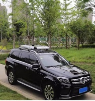 Kit de panier de toit plat en aluminium de haute qualité à fixation par boulons, profil bas, robuste, pour véhicules universels SUV 4x4