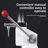 Machine de remplissage pneumatique manuelle pour liquides, miel, sauces et pâtes, destinée aux usines de fabrication de produits chimiques, alimentaires et de boissons