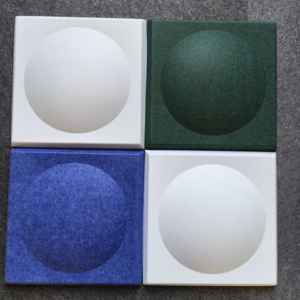 แผ่นอะคูสติก PET ตกแต่ง 3 มิติ รูปทรงสี่เหลี่ยม โพลีเอสเตอร์ แผ่นดูดซับเสียง สำหรับสตูดิโอ โรงภาพยนตร์ บ้าน คาราโอเกะ - Product Image 3