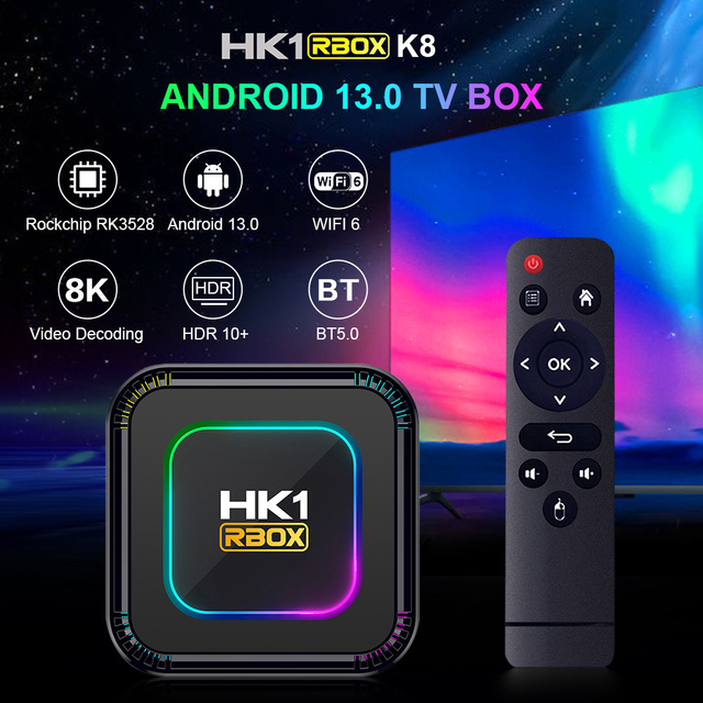 IPTV Video Media Player Set-top Box Android TV Box Wireless Wifi 8K 4K 1080P 6K 4G 32G 8G Dual Octa Core 1000MBps