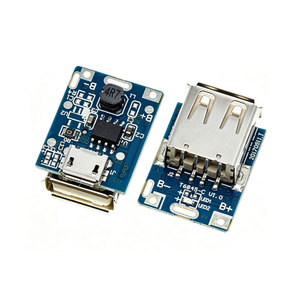 1-5 ชิ้น 134N3P 5V บูสต์คอนเวอร์เตอร์ สเต็ปอัพ พาวเวอร์โมดูลแบตเตอรี่ลิเธียมชาร์จบอร์ดป้องกันจอแสดงผล LED USB สำหรับเครื่องชาร์จ DIY - Product Image 1