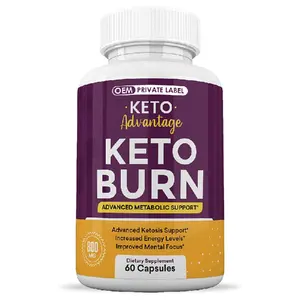 Prezzo di fabbrica Keto Burn capsule supporto OEM Private Label aumenta l'energia integratore alimentare per la perdita di peso