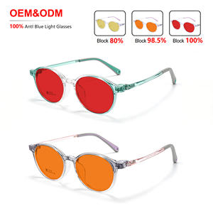 Gafas con Filtro de Luz Azul para Niños y Adolescentes, Lentes Naranjas, Lentes Rojas, Gafas con Bloqueo de Luz Azul, Filtro de Luz Azul - Product Image 2