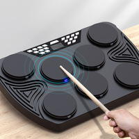 Portable Professional Edition for Home Use Practice Percussion Hand Roll Electronic Drum Set
