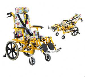 معدات للأطفال, معدات للأطفال خفيفة الوزن بكرسي متحرك قابل للضبط للأطفال - Product Image 4