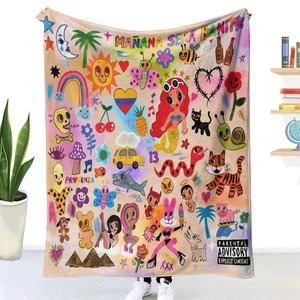 Manta de moda karol g, manta chingona tóxica, diseño Popular personalizado - Product Image 1