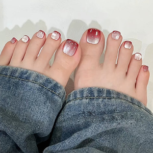 24 <span class=keywords><strong>Uñas</strong></span> Postizas Acrílicas, Puntas Brillantes de Moda, <span class=keywords><strong>Uñas</strong></span> Decorativas <span class=keywords><strong>para</strong></span> Pies, Herramientas de Diamantes <span class=keywords><strong>para</strong></span> <span class=keywords><strong>Uñas</strong></span> de los Pies - Product Image 5