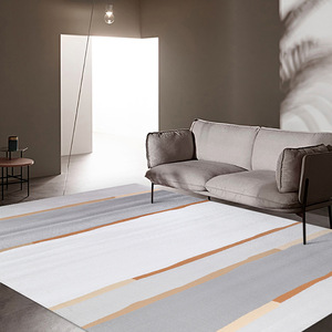 Modern Stripe Area <b>Rug</b> Rectangle Wilton Weaving Stain Resistant Washable Living Room Bedroom Study Dining Commercial <b>Space</b> - Product Image 2