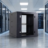 Armoire murale en acier laminé à froid SPCC IP20 pour serveur réseau informatique 2U 4U, petite taille, pour centre de données