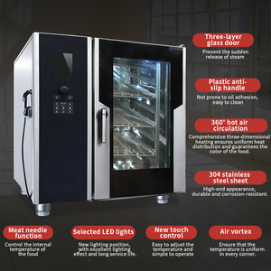 <span class=keywords><strong>Horno</strong></span> Eléctrico Comercial Multicapa Inteligente para Cocinar <span class=keywords><strong>al</strong></span> Vapor y Hornear, <span class=keywords><strong>Horno</strong></span> Universal Integrado para Hoteles y Restaurantes - Product Image 3