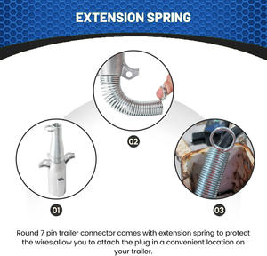 HJYAJZT marque 12v <span class=keywords><strong>13</strong></span> broches à <span class=keywords><strong>7</strong></span> broches <span class=keywords><strong>adaptateur</strong></span> de <span class=keywords><strong>prise</strong></span> de <span class=keywords><strong>remorque</strong></span> connecteur de <span class=keywords><strong>remorque</strong></span> étanche durable <span class=keywords><strong>adaptateur</strong></span> de <span class=keywords><strong>prise</strong></span> - Product Image 6