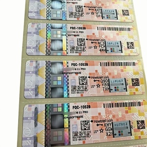 新品 Win 11 Pro OEM キー ステッカー 100% オンライン認証 Win11 Pro OEM COA ピンク ステッカー ラベル 送料無料 在庫あり - Product Image 4