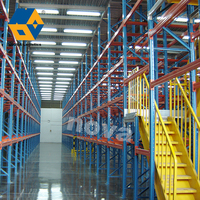 Entrepôt de stockage industriel à usage intensif Racks Mezzanine Systèmes de rayonnage à palettes Grenier Loft Mezzanine Plates-formes de plancher